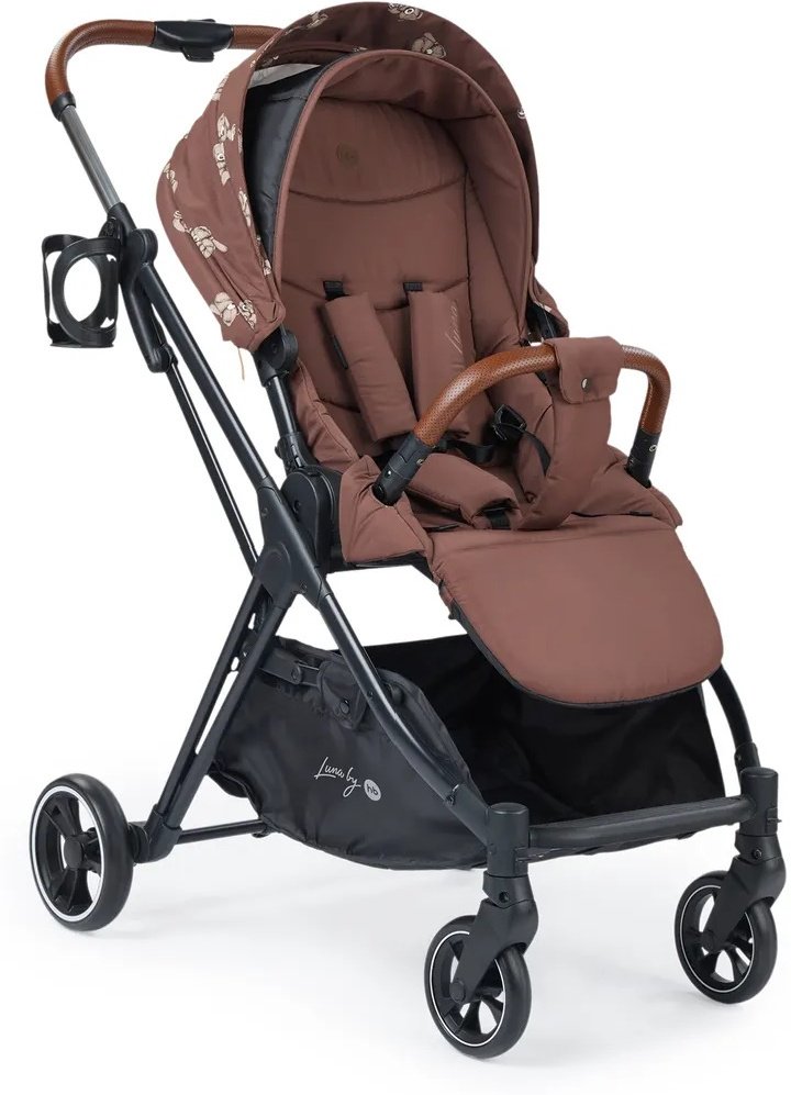 Коляска прогулочная Happy Baby Luna Bears Brown купить,NaN