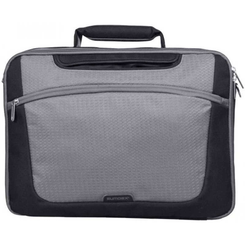 Сумка для ноутбука Sumdex PON-301BK-1 16" черно-серая