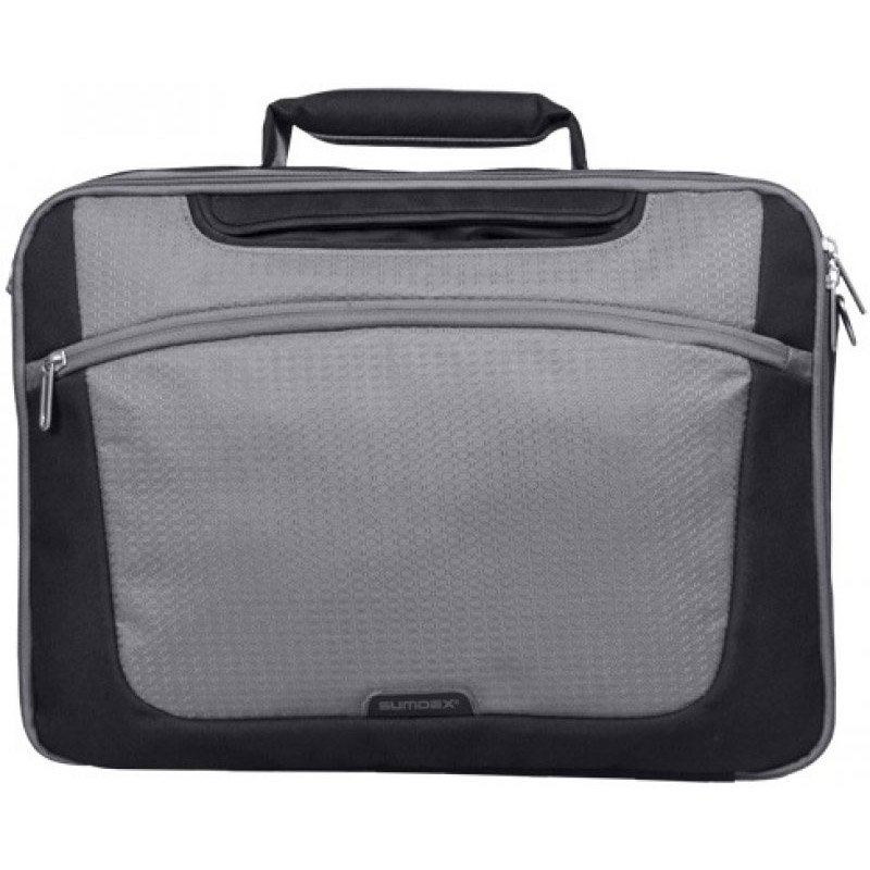 Сумка для ноутбука Sumdex PON-301BK-1 16" черно-серая