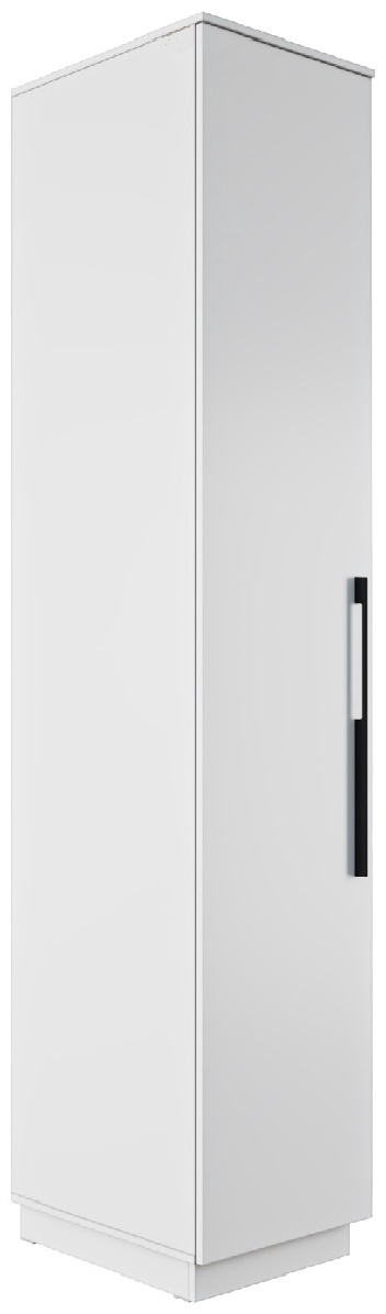 Шкаф Dominika Стоунхендж 1Д 40x50х240см белый купить,NaN
