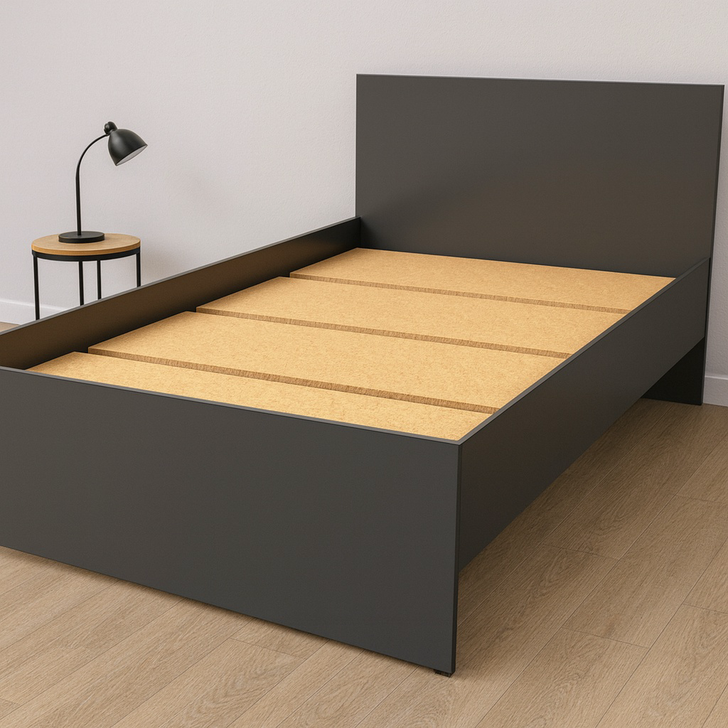 Кровать Dominika Фрейя 160х200см графит купить,NaN