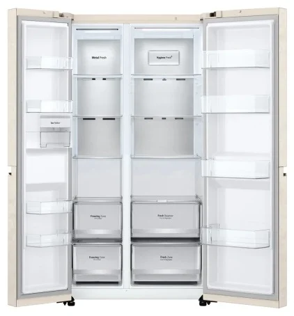 Холодильник LG GC-B257SEZV Beige - ForteMarket Холодильник LG GC-B257SEZV Beige купить,0