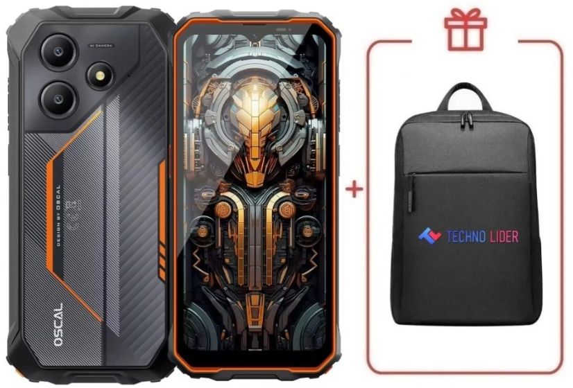 Смартфон Oscal Marine 2 8/128 GB Orange + подарок купить,NaN