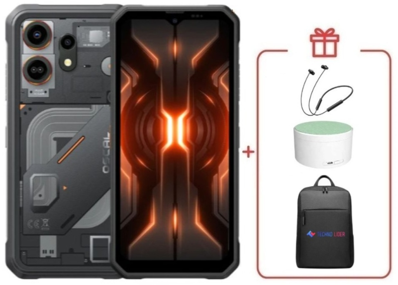 Смартфон Oscal Marine 3 8/128 GB Phantom Black + подарок купить,NaN