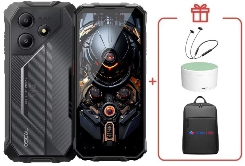 Смартфон Oscal Marine 2 8/128 GB Black + подарок купить,NaN