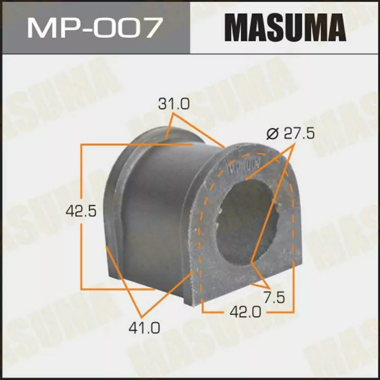 Втулка стабилизатора Masuma MP-007 d27 купить,NaN