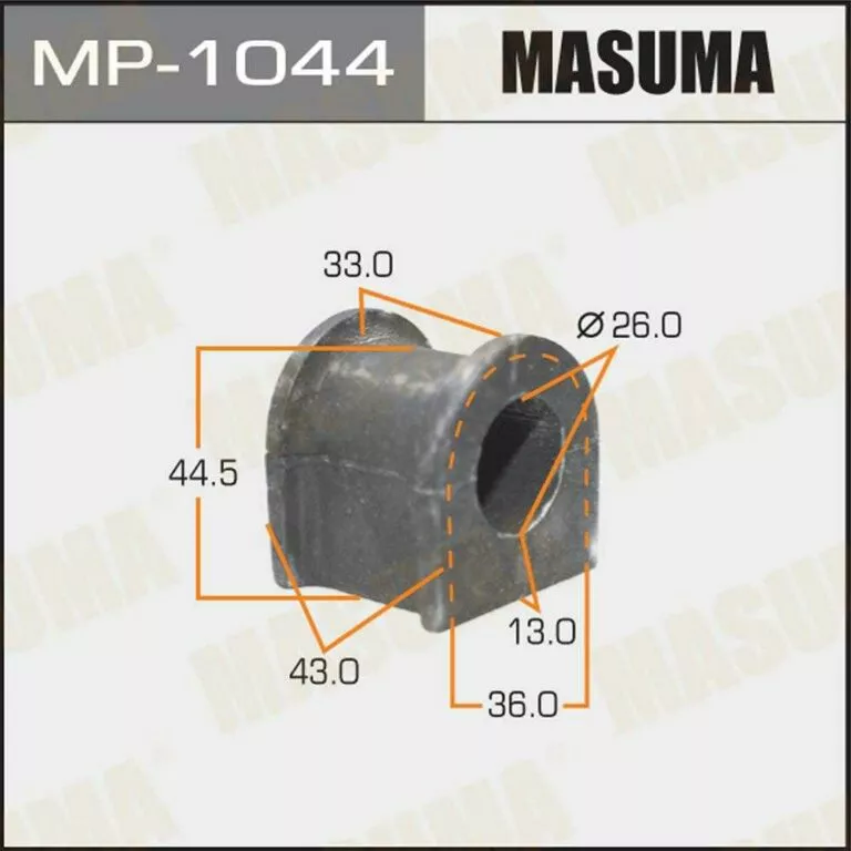 Втулка стабилизатора Masuma MP-1044 d26 42412-78K00 купить,NaN