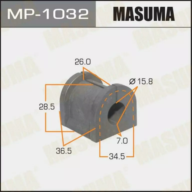 Втулка стабилизатора Masuma MP-1032 d15.8 MR403775 купить,NaN