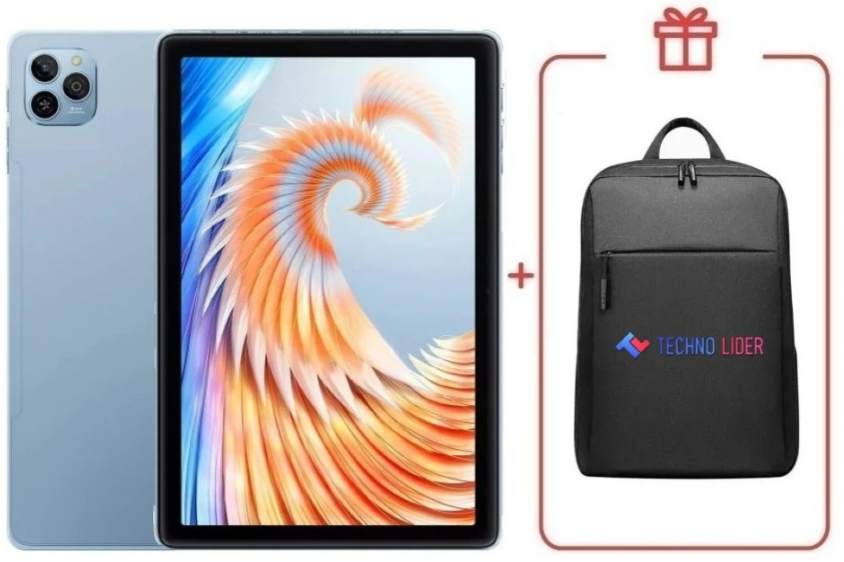 Планшет OSCAL Pad 9 LTE 10.1 дюйм 4 Гб/128 Гб голубой + подарок