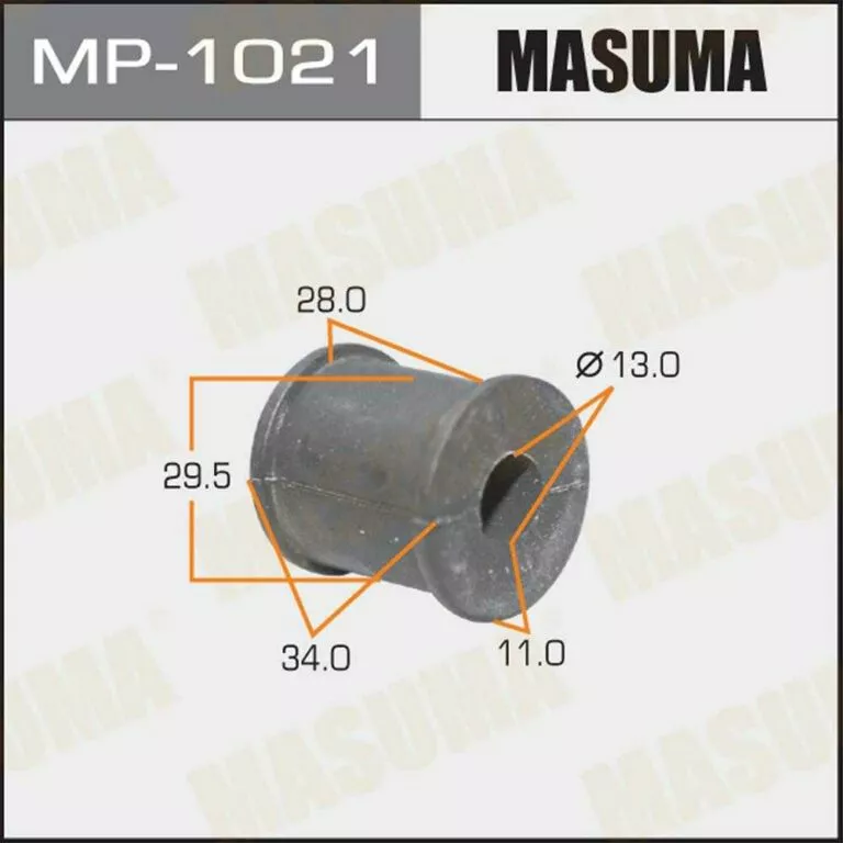 Втулка стабилизатора Masuma MP-1021 48818-21020 d13/48818-48080 /mp-586 купить,NaN