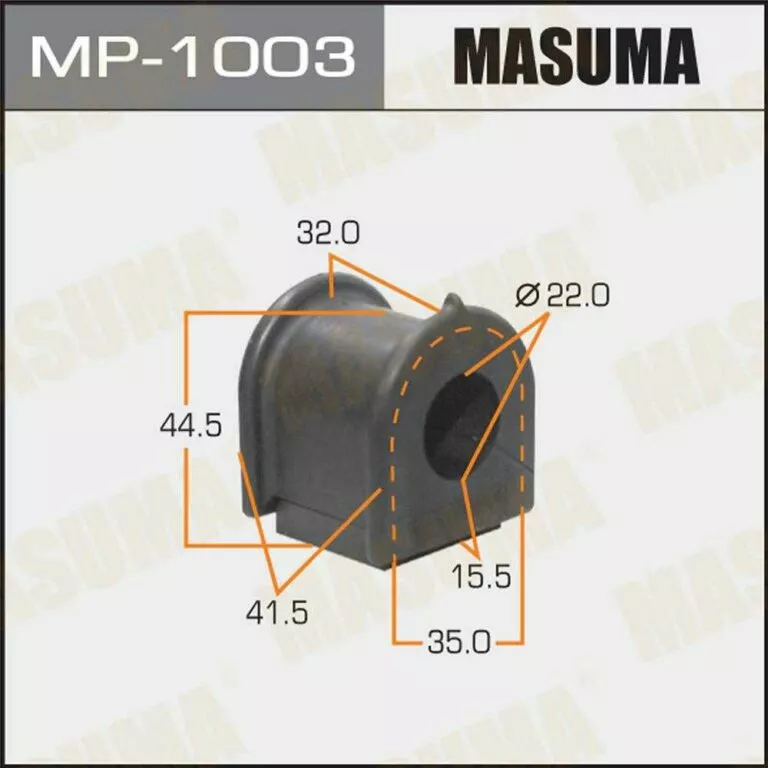 Втулка стабилизатора Masuma MP-1003 d22 48815-02110 купить,NaN