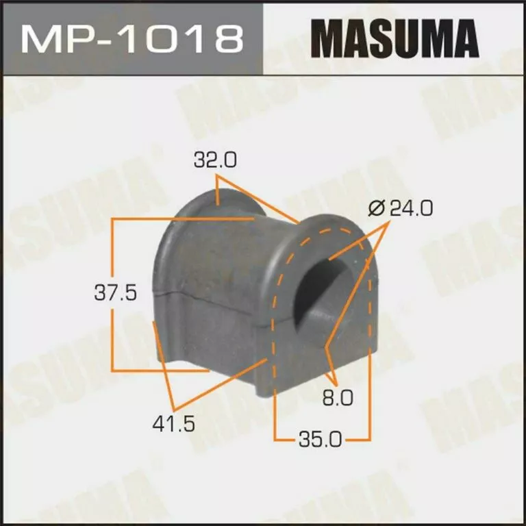 Втулка стабилизатора Masuma MP-1018 d24 48815-33100 CVT-93 купить,NaN