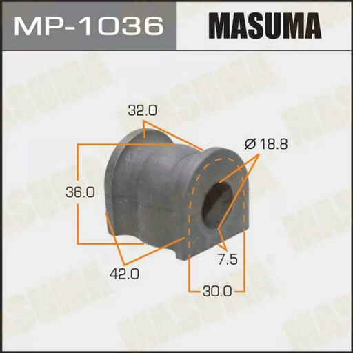 Втулка стабилизатора Masuma MP-1036 d18.8 GJ6A-28-156