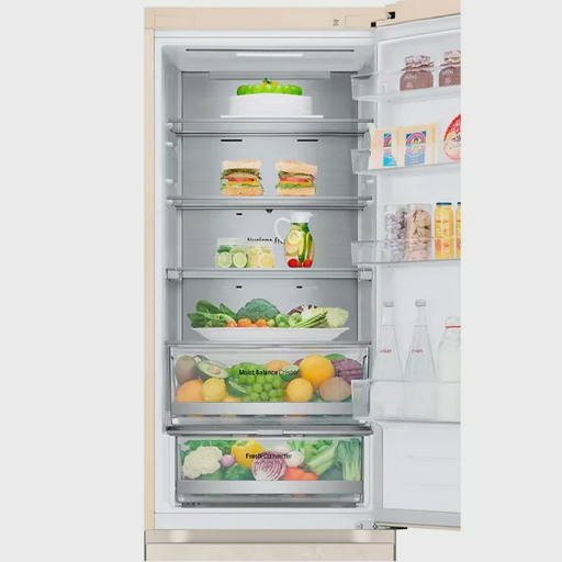 Холодильник LG GC-B509FEPW Beige 