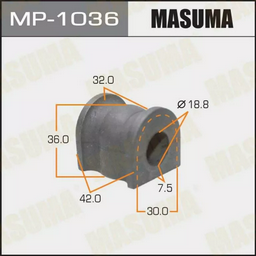 Втулка стабилизатора Masuma MP-1036 d18.8 GJ6A-28-156