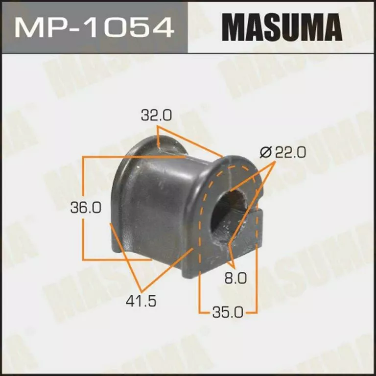 Втулка стабилизатора Masuma MP-1054 d22 48815-13040 купить,NaN