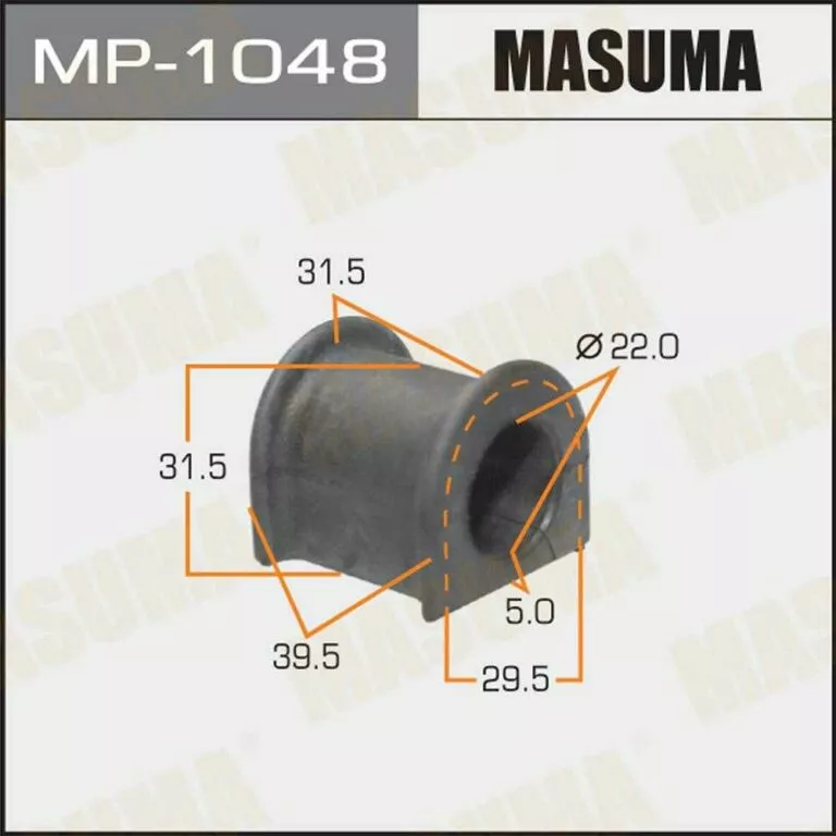 Втулка стабилизатора Masuma MP-1048 d22 48815-38010 купить,NaN
