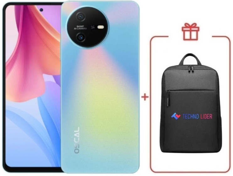 Смартфон Oscal Tiger 12 12/256GB Cerulean Blue + подарок купить,NaN