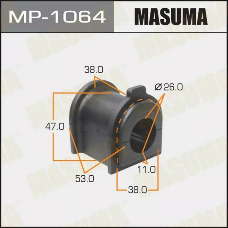 Втулка стабилизатора Masuma MP-1064 d26 48815-60240 купить,NaN