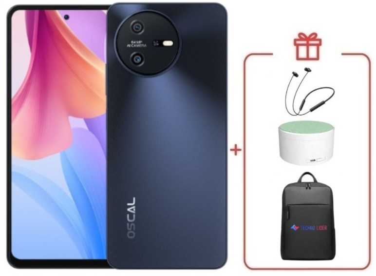 Смартфон Oscal Tiger 12 12/256GB Cloudwing Grey + подарок купить,NaN