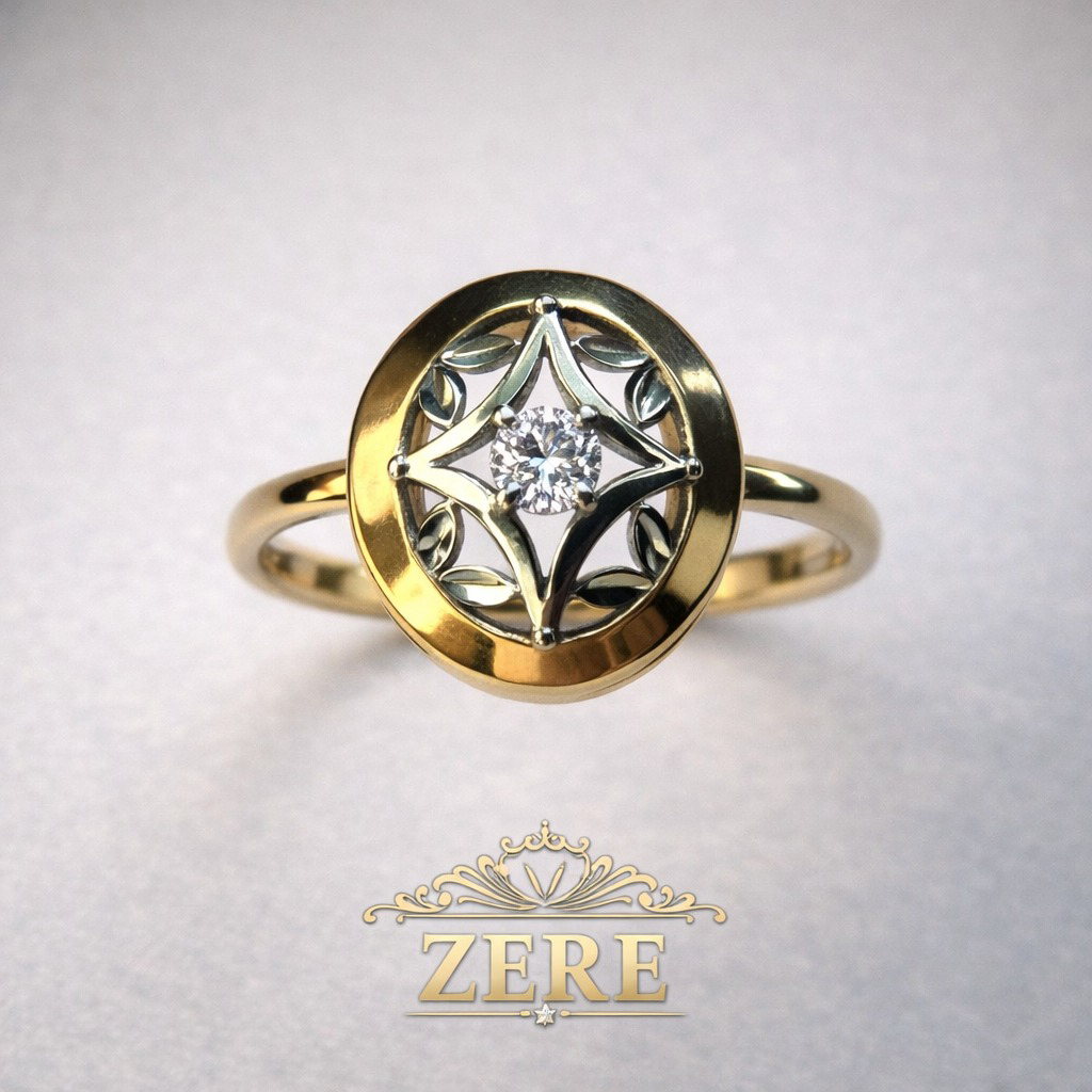 Кольцо Zere ZR260348 золото 1.59гр 20.5р купить,156100