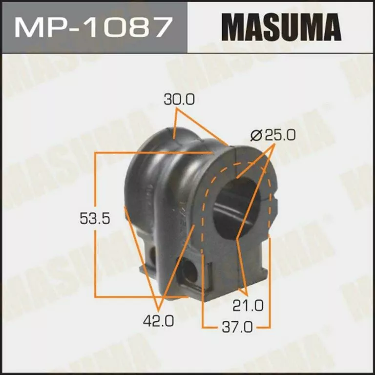 Втулка стабилизатора Masuma MP-1087 d25 54613-1AA0B купить,NaN