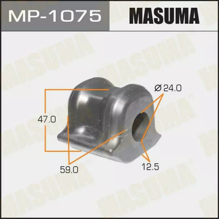 Втулка стабилизатора Masuma MP-1075 L d24 48815-75010 купить,NaN