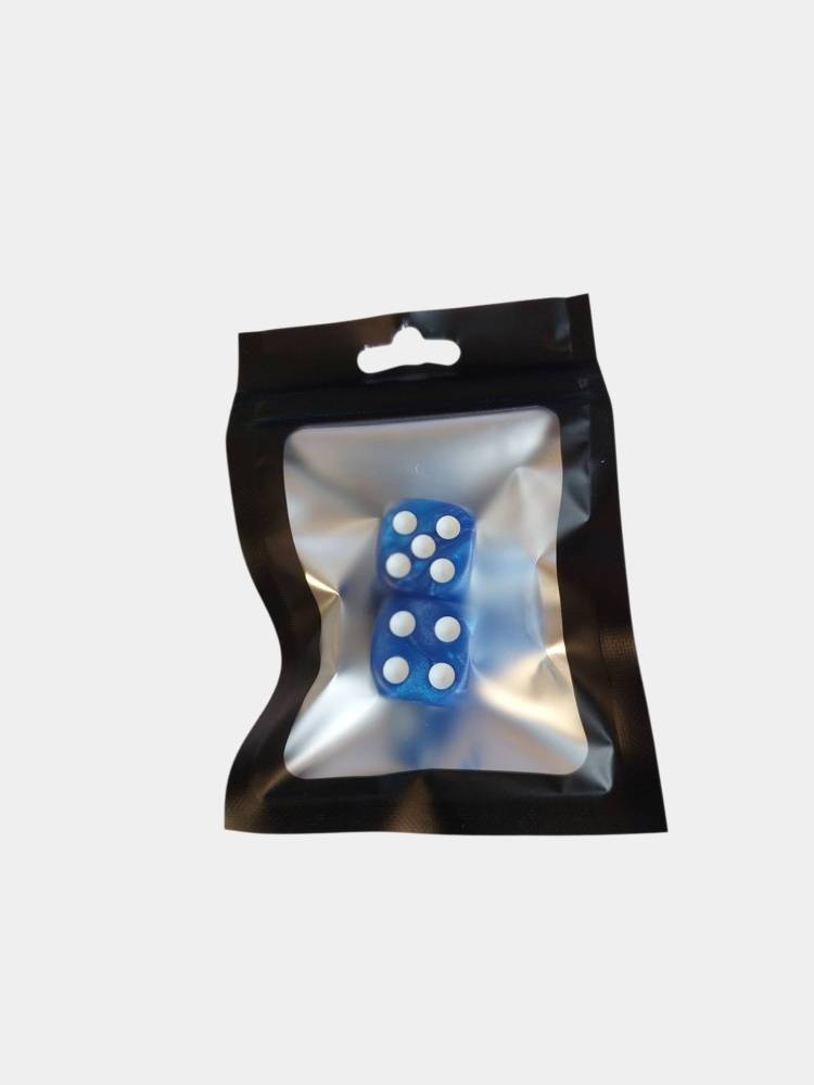 Игральные кости классические 2шт синие