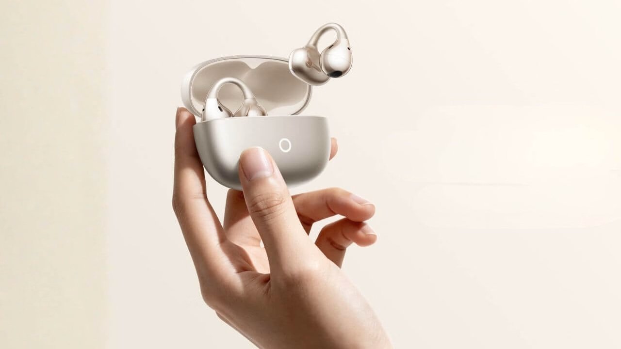 Наушники Realme Buds Clip золотистый + подарок