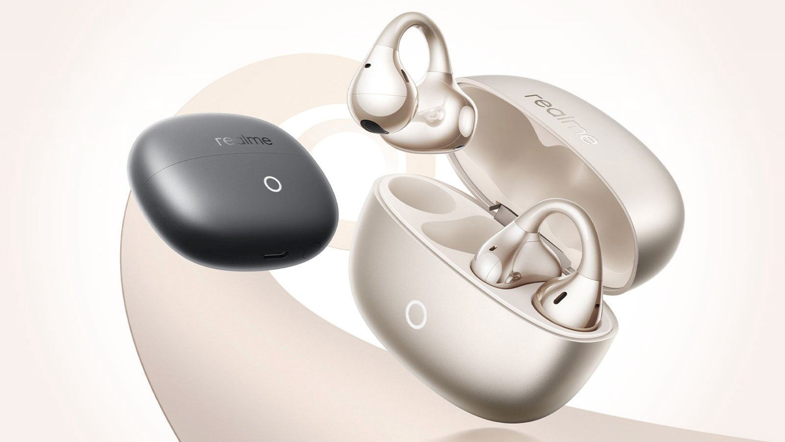 Наушники Realme Buds Clip золотистый + подарок купить,99990