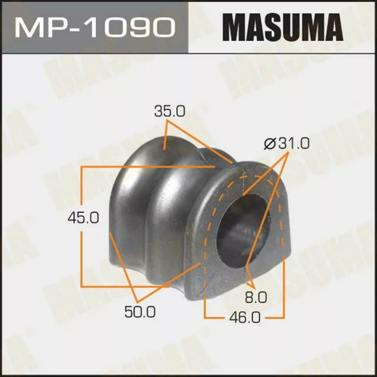 Втулка стабилизатора Masuma MP-1090 d31 54613-EA000 купить,NaN