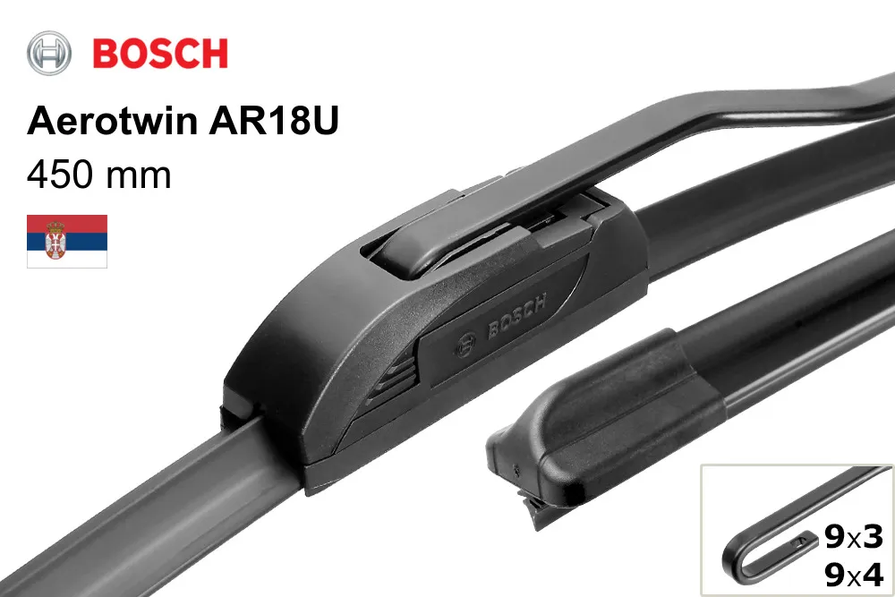 Щетка стеклоочистителя  Bosch Aero Twin AR18U 3 397 008 532-BS7 18 450 мм купить,NaN