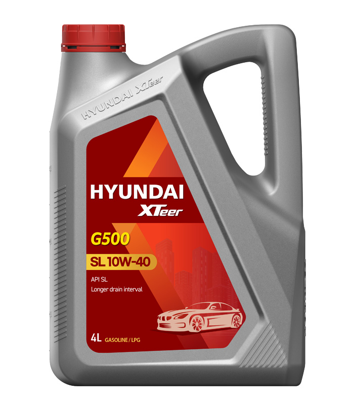 Моторное масло Hyundai XTeer Gasoline G500 п/с 10/40 SL 4л купить,NaN