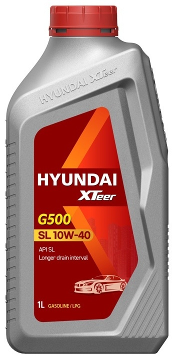 Моторное масло Hyundai XTeer Gasoline G500 п/с 10/40 SL 1л купить,NaN