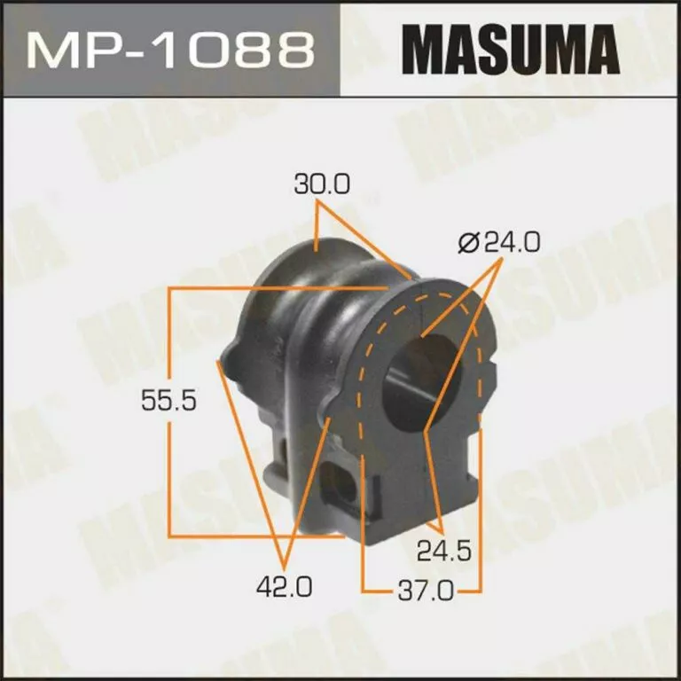 Втулка стабилизатора Masuma MP-1088 d24 54613-JN20E купить,NaN
