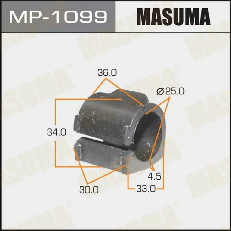 Втулка стабилизатора Masuma MP-1099 d25 54613-4AA0B купить,NaN