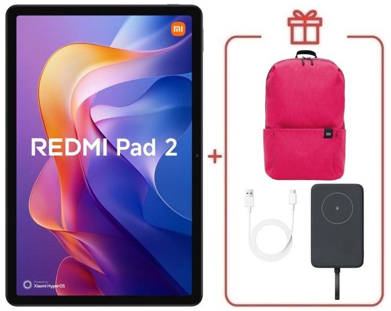 Планшет Xiaomi Redmi Pad 2 11 дюйм 8 Гб/256 Гб зеленый + подарок купить,NaN