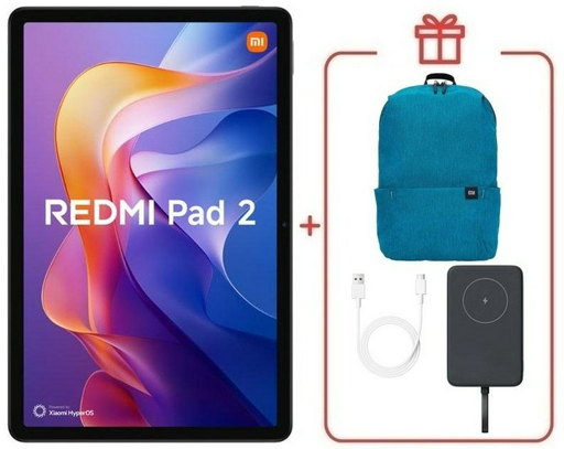 Планшет Xiaomi Redmi Pad 2 11 дюйм 4 Гб/128 Гб фиолетовый + подарок