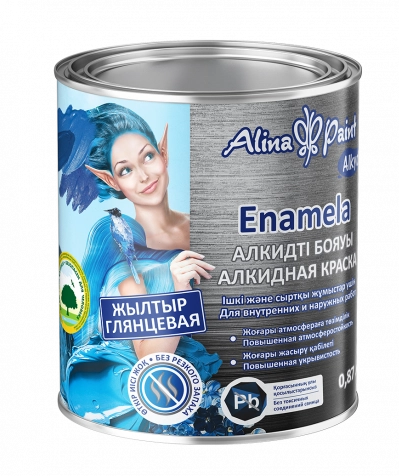 Эмаль Alina Paint Alkyd Enamela - 726 синяя глянцевая 2.5кг