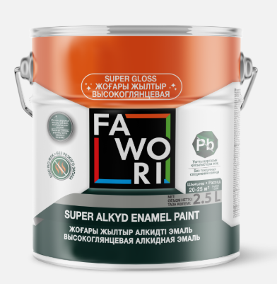 Эмаль Fawori Super Alkyd Enamel Paint - 739 зеленая 2.5л