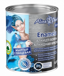 Эмаль Alina Paint Alkyd Enamela - 739 зеленая глянцевая 2.7кг