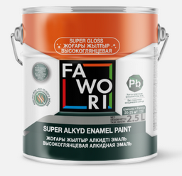 Эмаль Fawori Super Alkyd Enamel Paint - 760 светло-коричневая глянцевая 2.5л