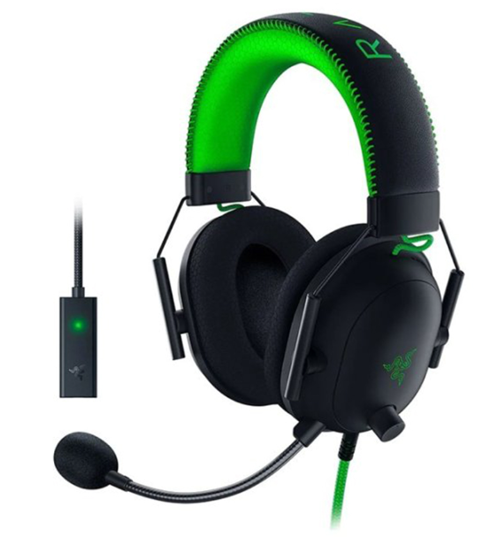 Наушники Razer Blackshark V2 + USB Sound Card SE RZ04-03230200-R3M1 Black Green