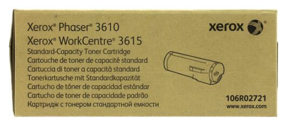 Тонер-картридж Xerox 106R02721 черный