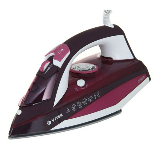 Утюг Vitek VT-1215 бордовый 