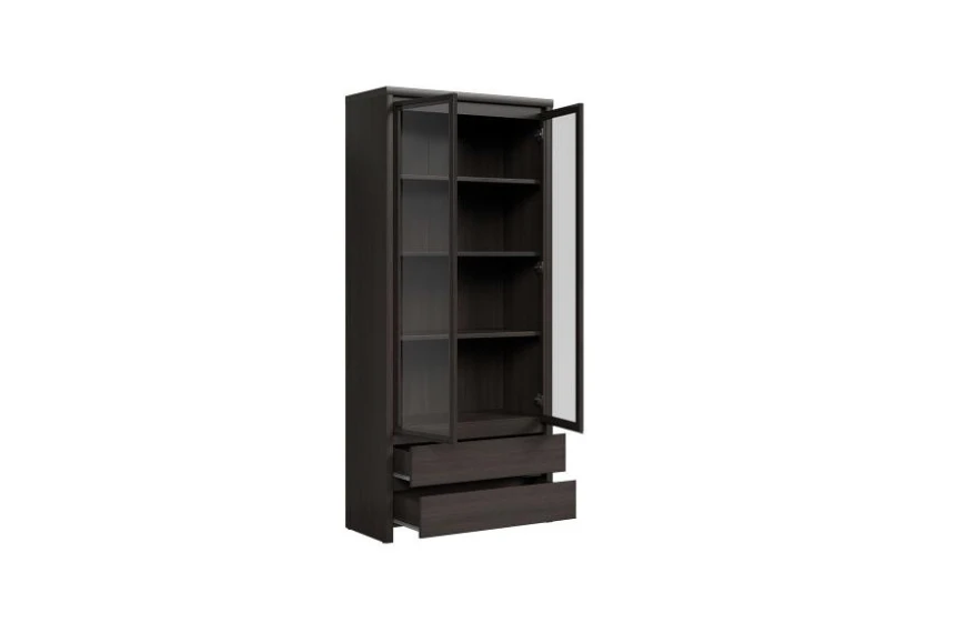 Витрина Каспиан 016 REG 2W2S дуб милано темный купить,NaN