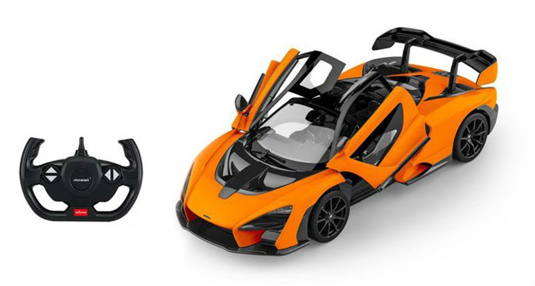 Машинка Rastar McLaren Senna 96600O 1:14 оранжевая