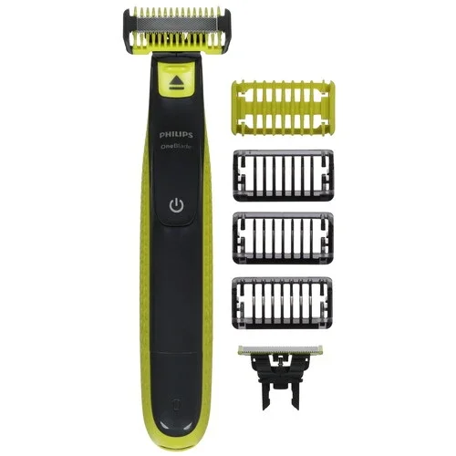 Tриммер Philips OneBlade QP2824 черно-зеленый
