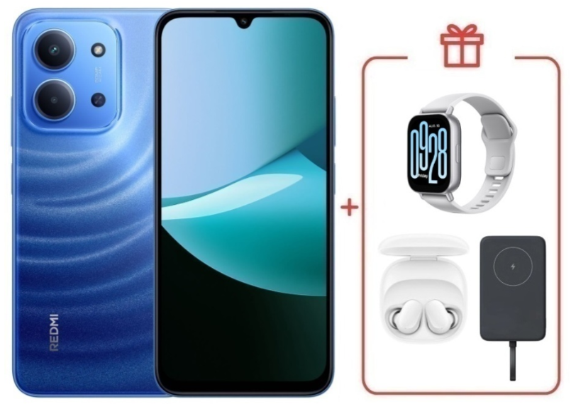 Смартфон Xiaomi Redmi 15C 4G 4/128GB Moonlight Blue + подарок купить,NaN