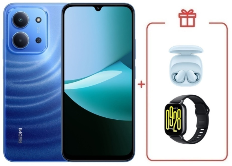 Смартфон Xiaomi Redmi 15C 4G 4/128GB Moonlight Blue + подарок купить,NaN